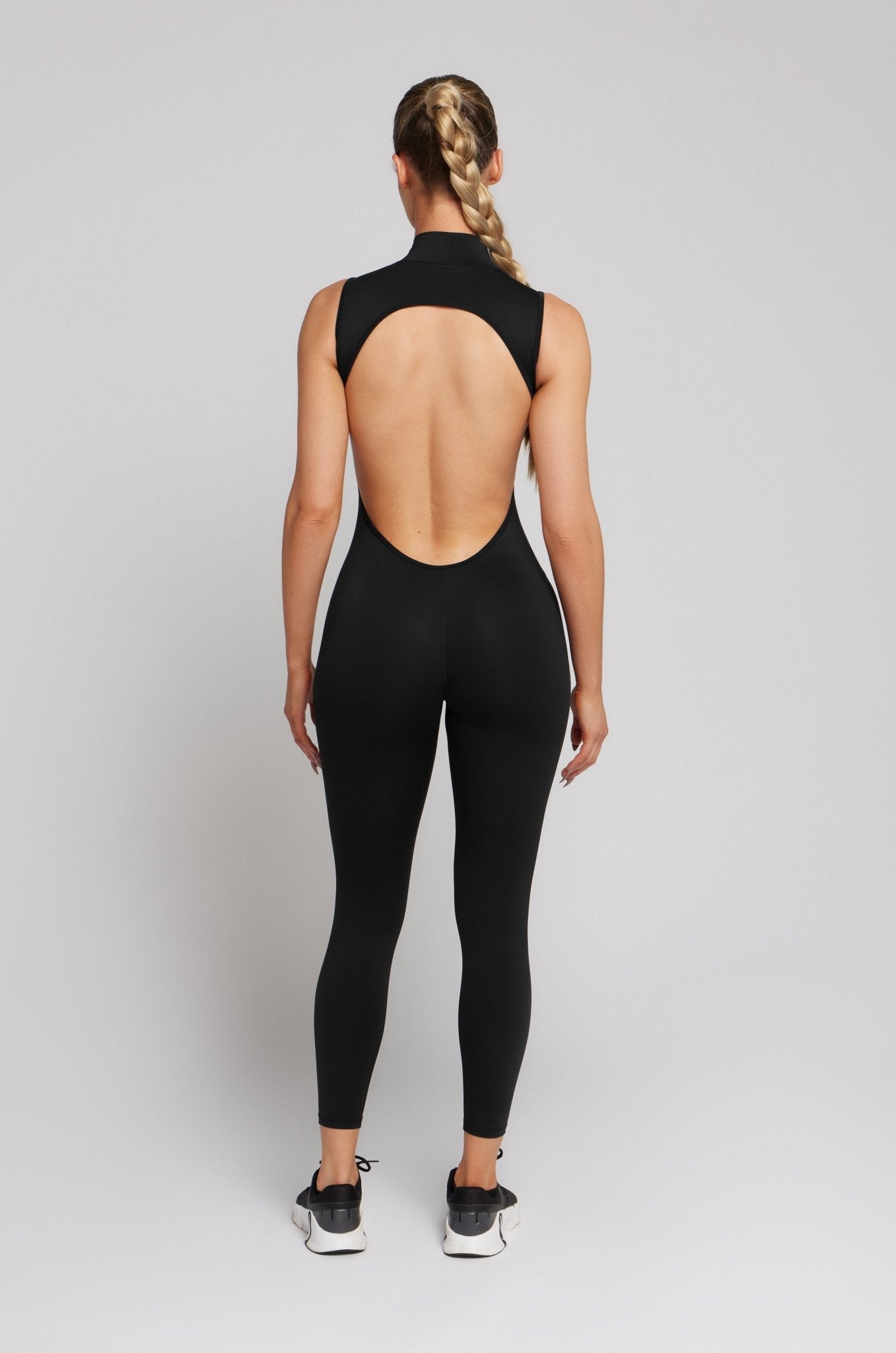 Kate Galliano M/L High Neck Jumpsuit - Black
