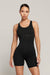 Kate Galliano M/L Tank Pocket Romper - Black
