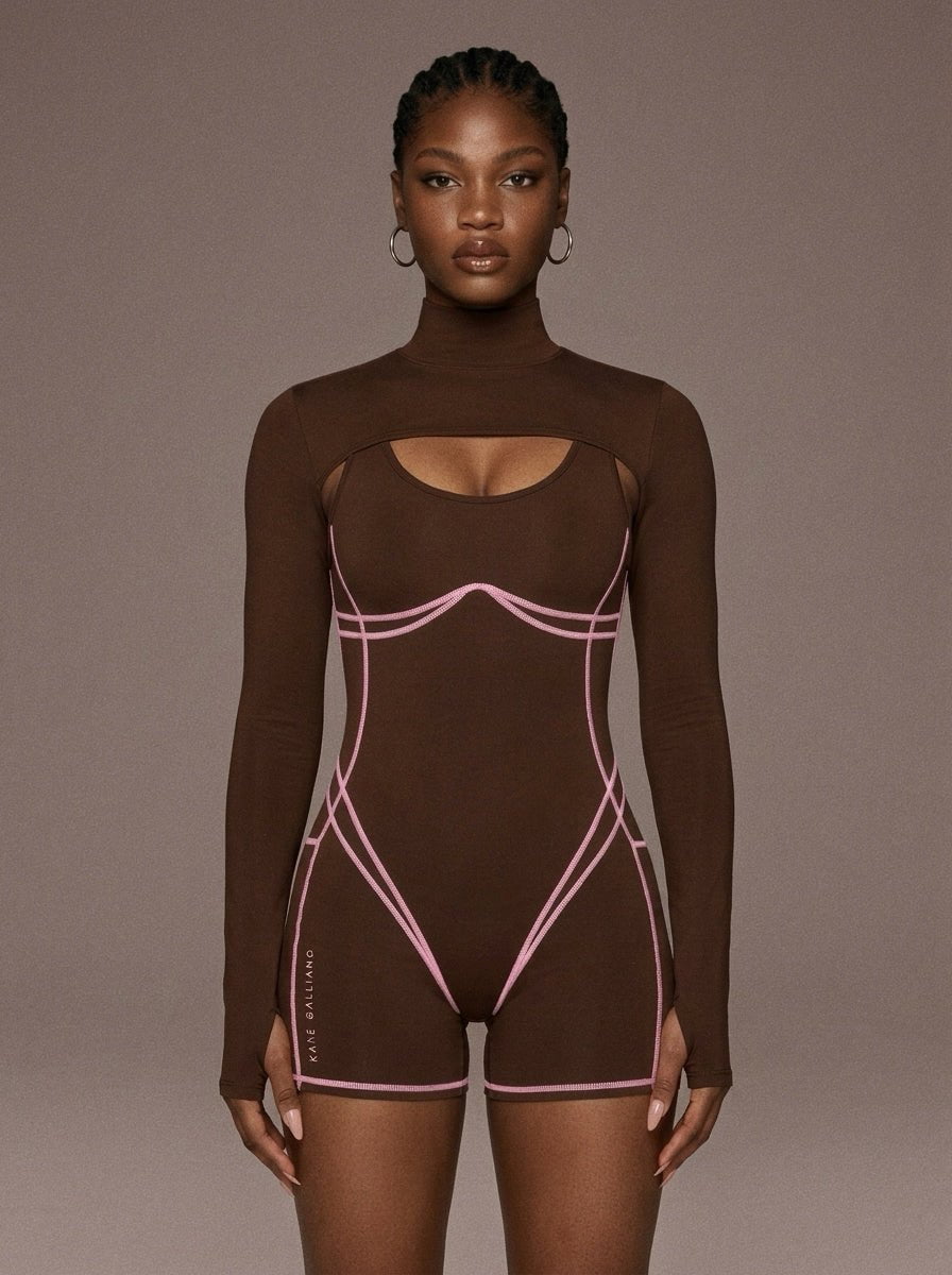 KATE GALLIANO Romper XS/S DefineX Romper - Cacao