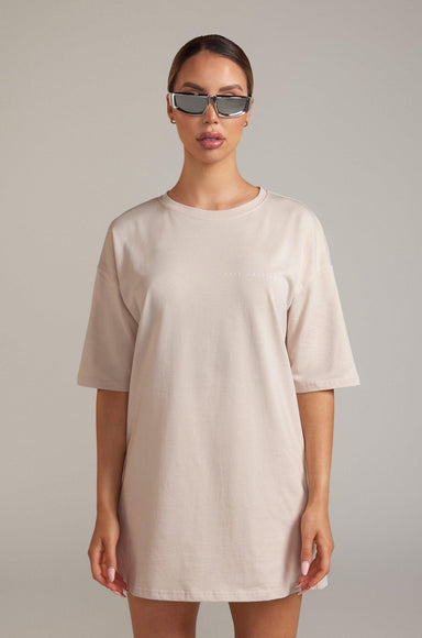Kate Galliano S/M Oversized BF T-Shirt - Beige