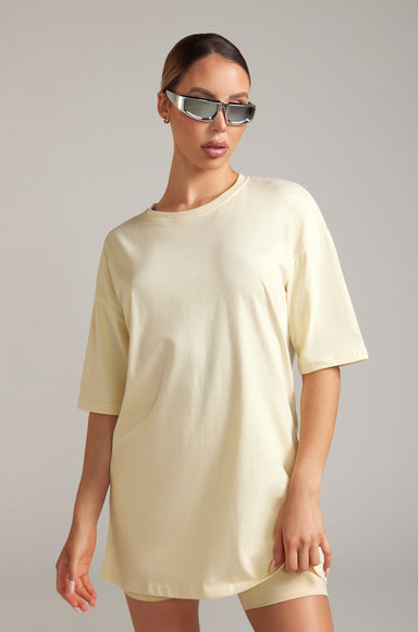 Kate Galliano S/M Oversized BF T-Shirt - Cream