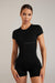 Kate Galliano S/M Short Sleeve Backless Romper - Black