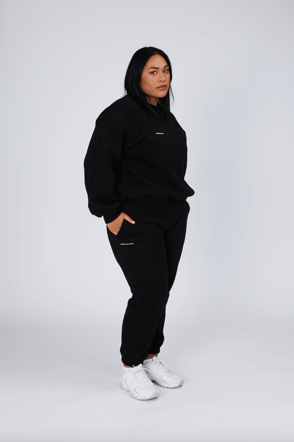 Kate Galliano Track Pants X-Large Cotton Tracksuit Pants - Black