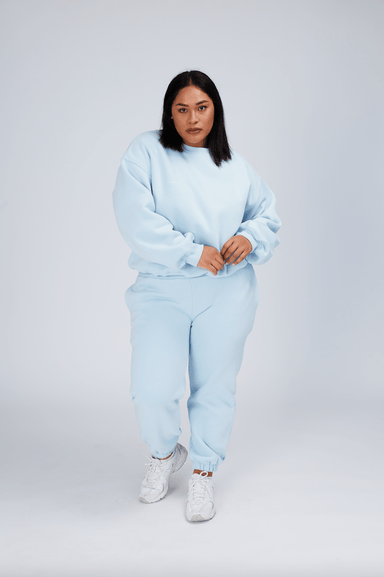LUXE 23 Tracksuit Pants Baby Blue Be Activewear