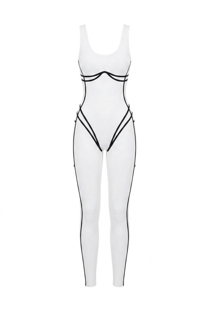 Kate Galliano Unitards L/XL DefineX Jumpsuit - White