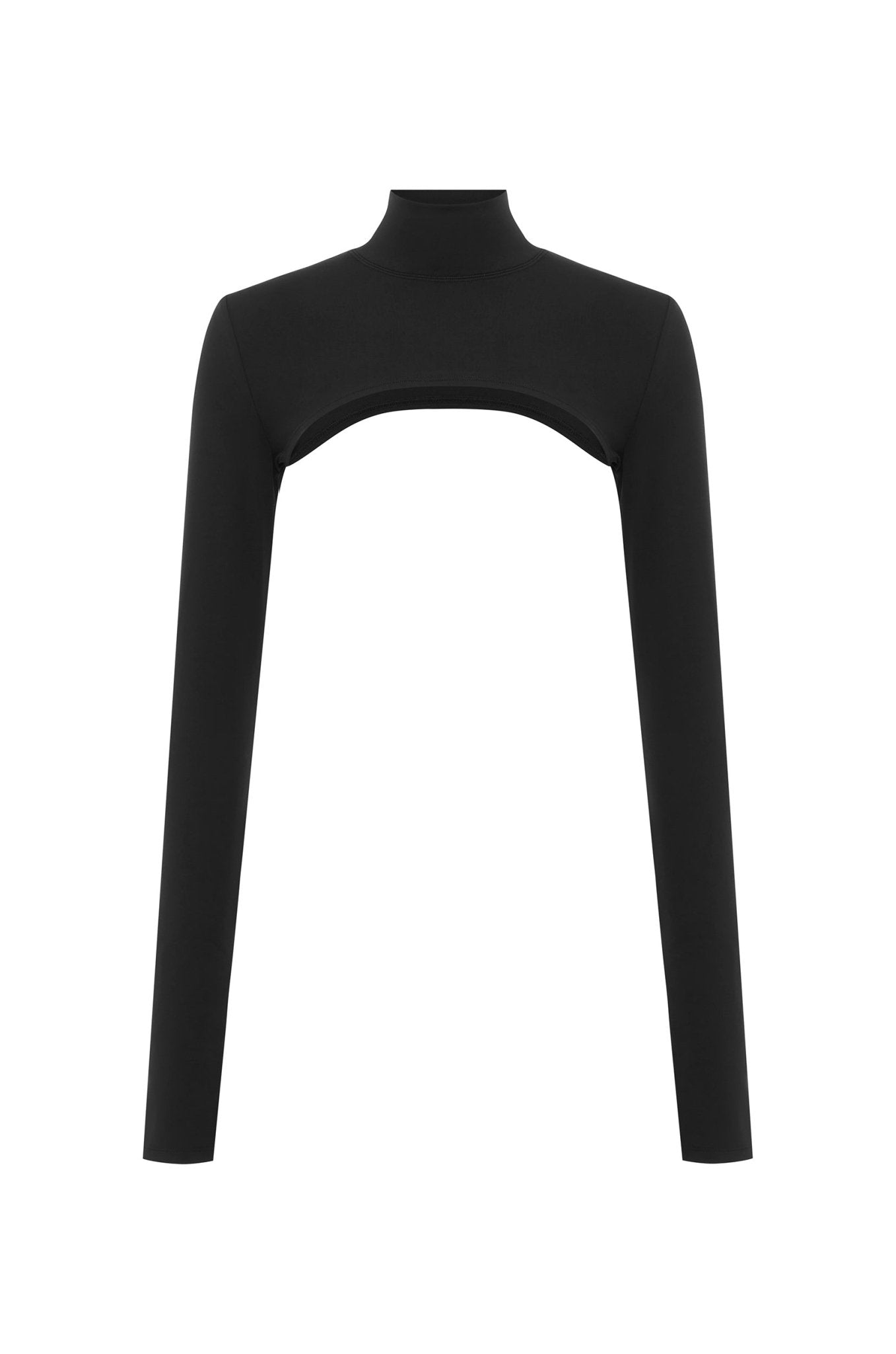 Kate Galliano XS/S High Neck Shrug - Black