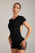 Kate Galliano XS/S Short Sleeve Backless Romper - Black