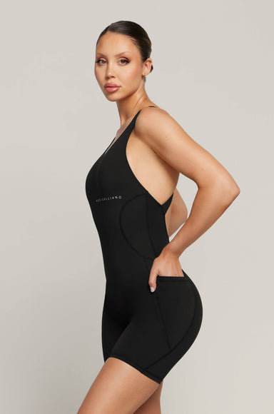 Kate Galliano XS/S Tank Pocket Romper - Black