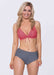 LaSculpté Bikini Tops Bikini Top Spotted Tie Front