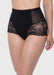 LaSculpté Shapewear 10 / Black Lace Light Control Full Brief
