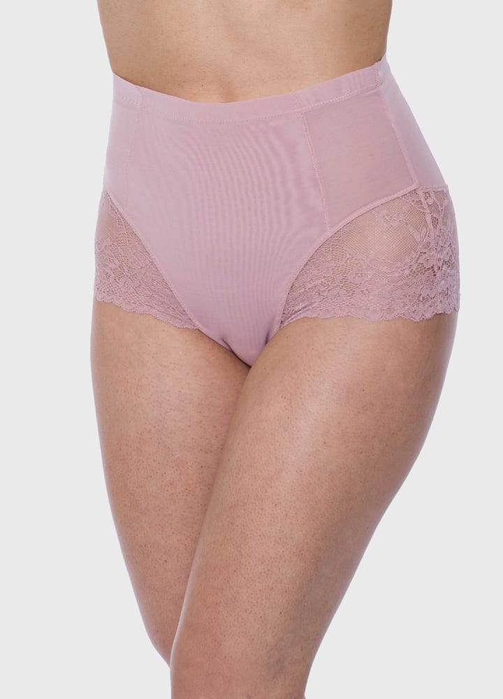 LaSculpté Shapewear 10 / Blush Lace Light Control Full Brief