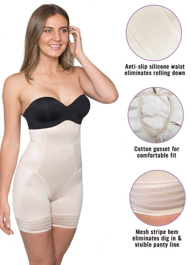LaSculpte Shapewear Firm Control High Waisted Shorts