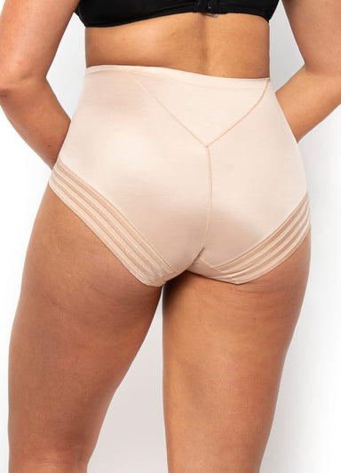 LaSculpte Shapewear Hi-Cut Stripe Control Full Brief