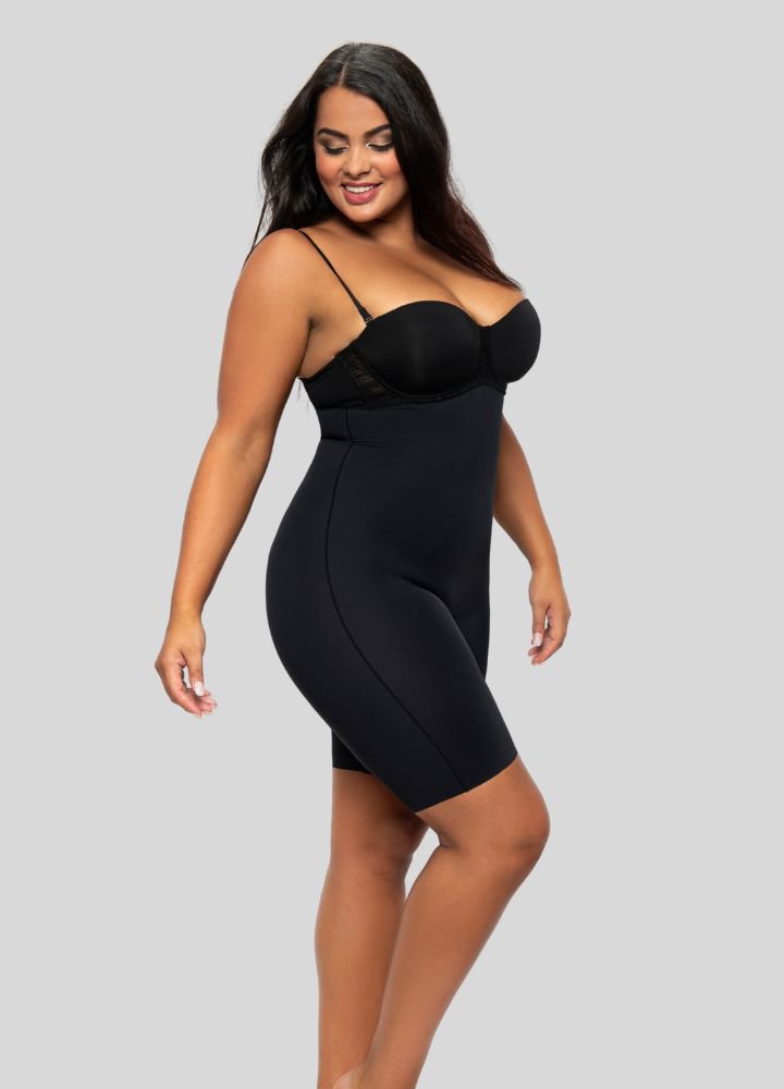 LaSculpté Shapewear Microfiber Seamless High Waisted Shorts