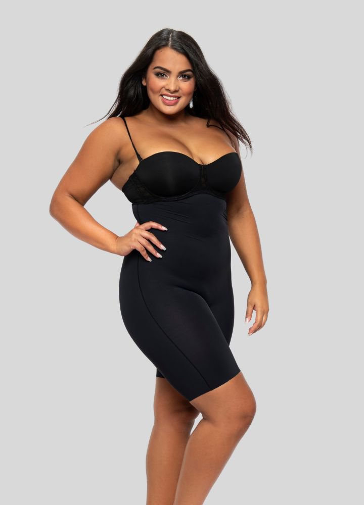 LaSculpté Shapewear Microfiber Seamless High Waisted Shorts