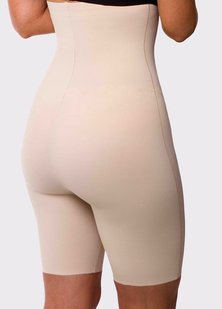 LaSculpté Shapewear Microfiber Seamless High Waisted Shorts