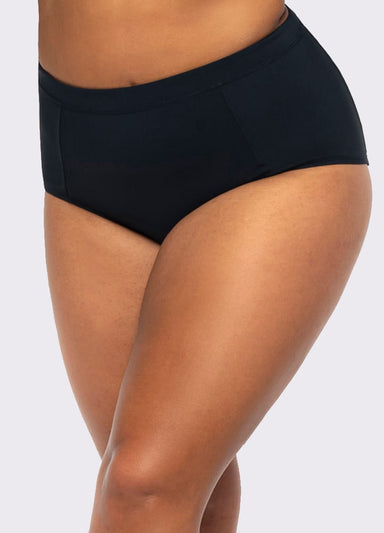 LaSculpte Swimwear 8 / Black LaSculpte Women's Chlorine Resistant Bikini Bottom - Black