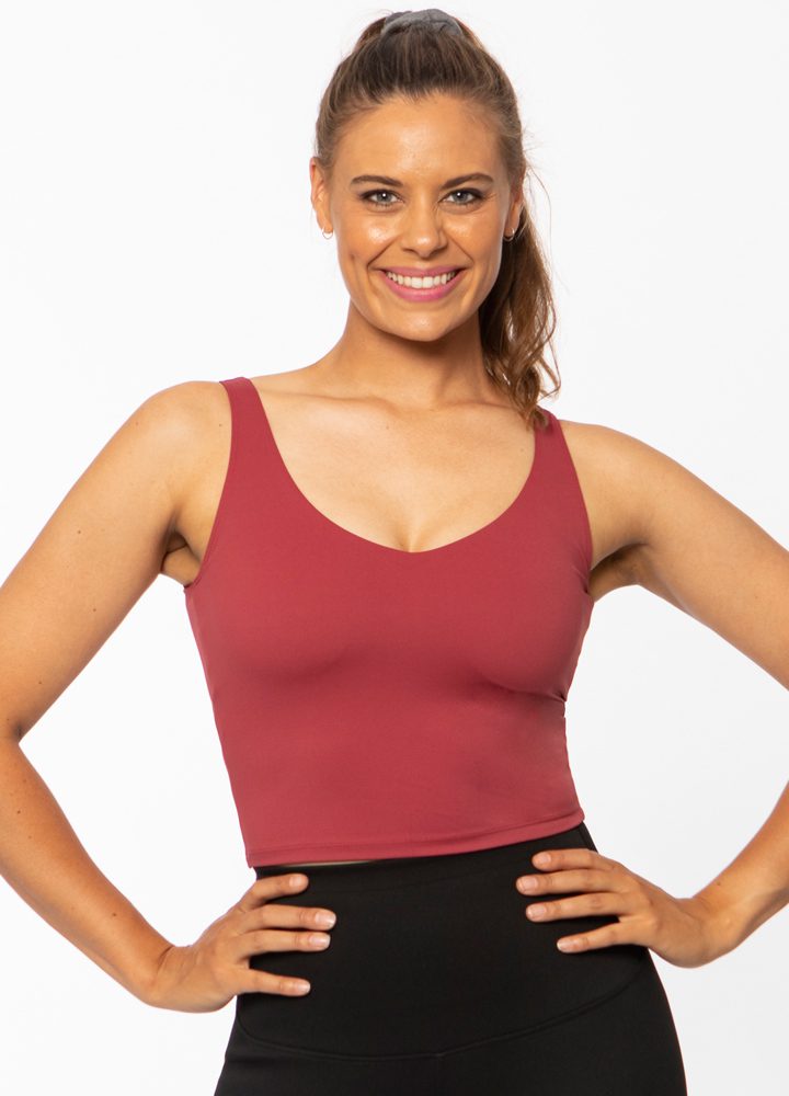 LaSculpté Tank Tops Women's Tank Top with Built in Bra