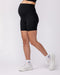 Maternity Everyday Pocket Bike Shorts Black - Muscle Nation maternity bike shorts, view 3