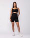 Maternity Everyday Pocket Bike Shorts Black - Muscle Nation maternity bike shorts, view 6