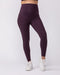 Maternity Everyday Pocket Leggings Midnight Plum - Muscle Nation maternity leggings, view 3