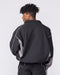 Command Windbreaker Zip Through Black - Muscle Nation men's jacket, view 2