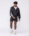 Command Windbreaker Zip Through Black - Muscle Nation men's jacket, view 7