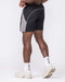 Command Windbreaker Shorts Black - Muscle Nation men's gym shorts