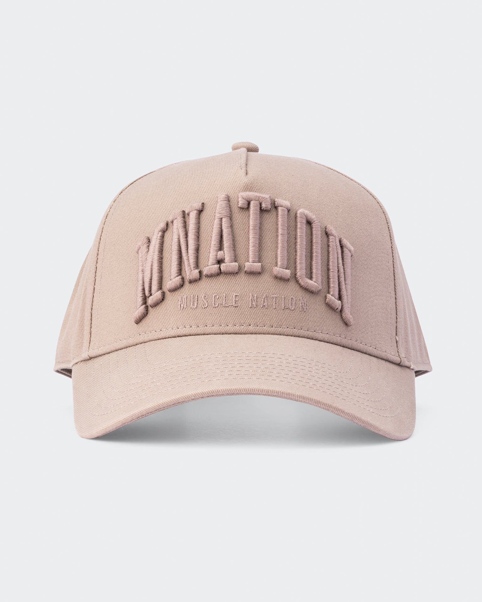 Muscle Nation Accessories Default MN A-Frame Hat - Dark Biscuit