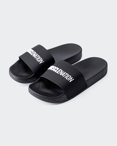 Muscle Nation accessories Mens Slides - Black