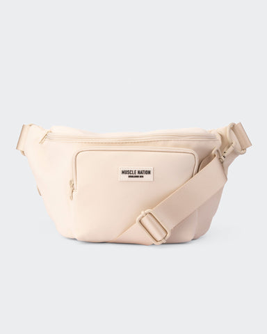 Muscle Nation Bags Default Cross Body Bag - Travertine