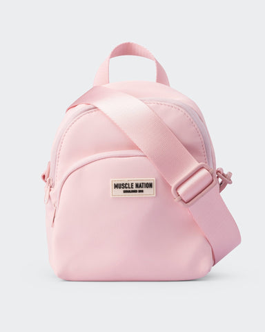 Muscle Nation Bags Default Mini Side Bag - Pale Pink