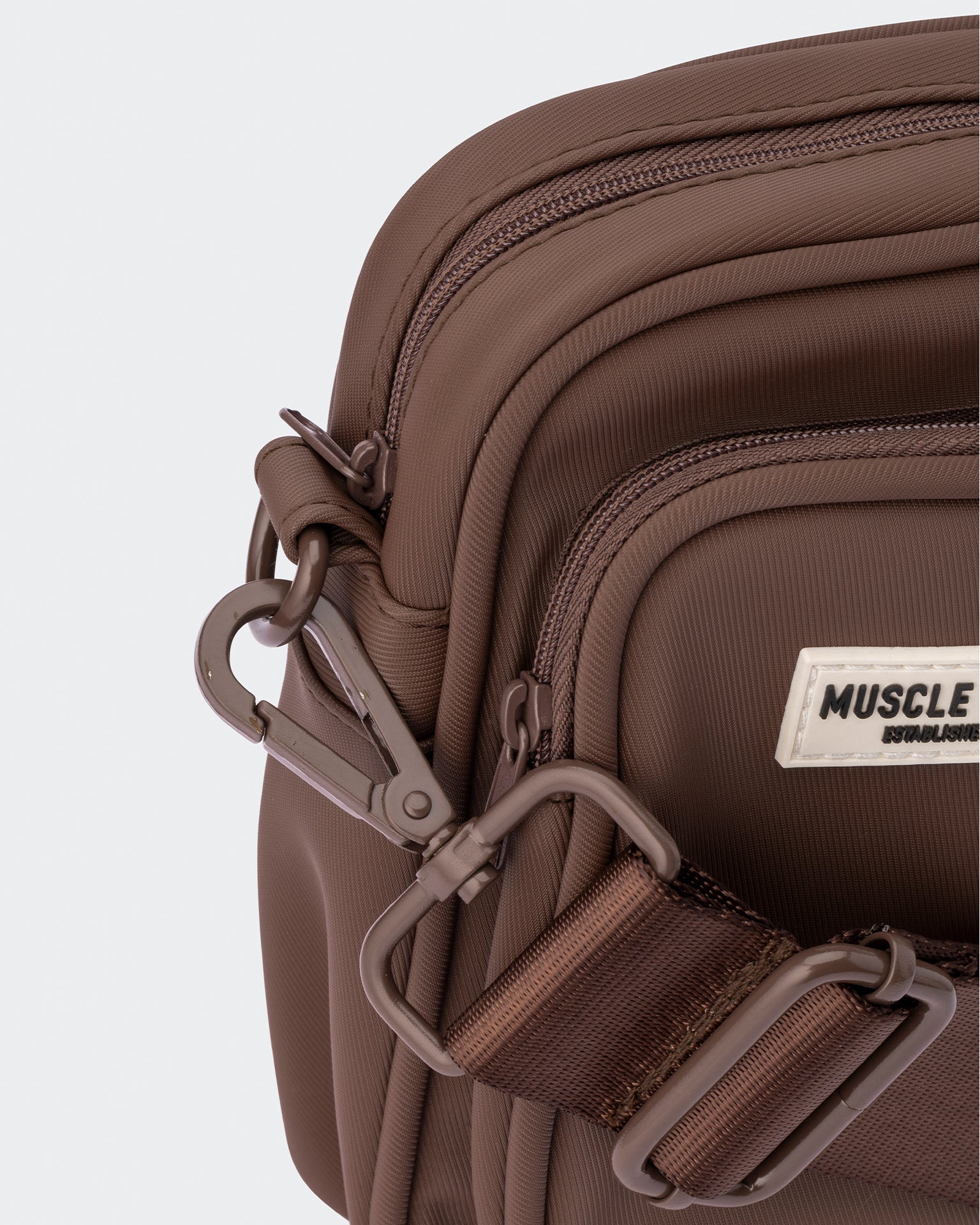 Muscle Nation Bags Default MN Mini Cross Body Bag - Fudge