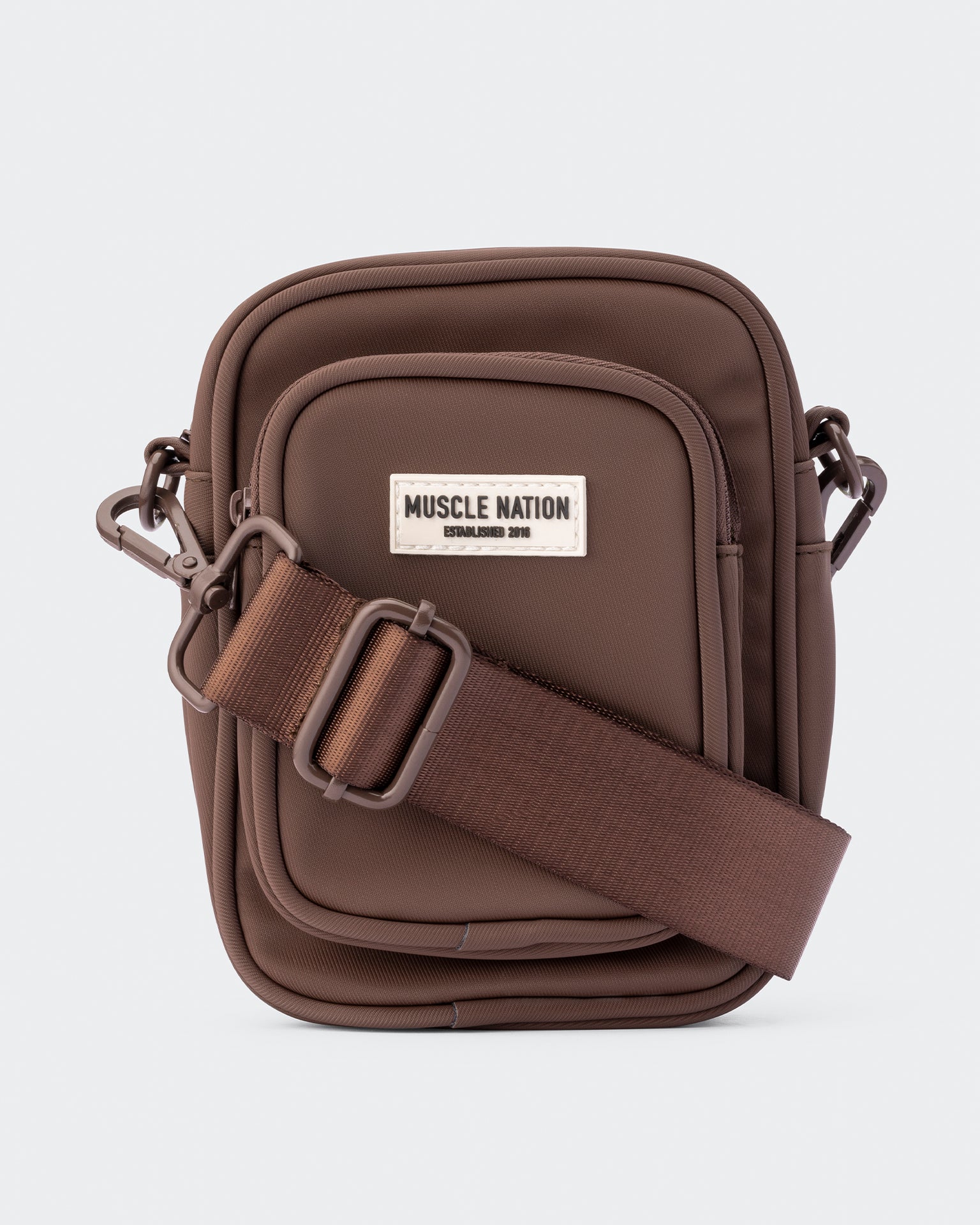 Muscle Nation Bags Default MN Mini Cross Body Bag - Fudge