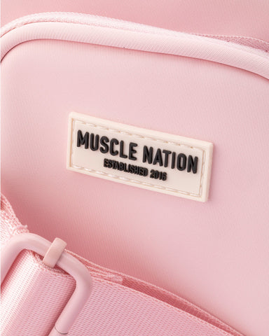 Muscle Nation Bags Default MN Mini Cross Body Bag - Pale Pink