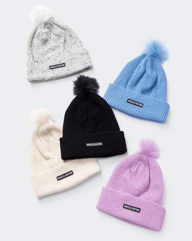 Muscle Nation Beanies Pompom Beanie