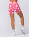 Muscle Nation Bike Shorts Copy of Instinct Scrunch Midway Shorts - Neon Bubblegum