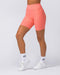 Muscle Nation Bike Shorts Copy of Zero Rise Rib Bike Shorts - Fondant Pink