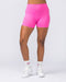 Muscle Nation Bike Shorts Instinct Scrunch Midway Shorts - Neon Bubblegum