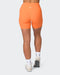 Muscle Nation Bike Shorts Liberty Zero Rise Bike Shorts - Papaya