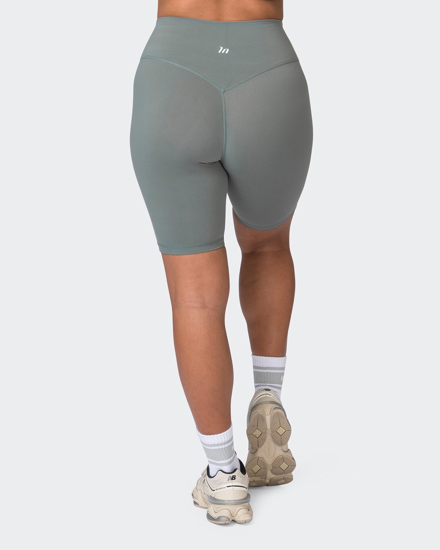 Muscle Nation Bike Shorts Ultra Signature Referee Length Shorts - Botanica