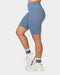 Muscle Nation Bike Shorts Ultra Signature Referee Length Shorts - Stone Blue