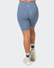 Muscle Nation Bike Shorts Ultra Signature Referee Length Shorts - Stone Blue