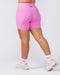 Muscle Nation Bike Shorts Zero Rise Rib Bike Shorts - Fondant Pink