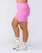 Muscle Nation Bike Shorts Zero Rise Rib Bike Shorts - Fondant Pink