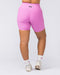 Muscle Nation Bike Shorts Zero Rise Rib Bike Shorts - Fondant Pink