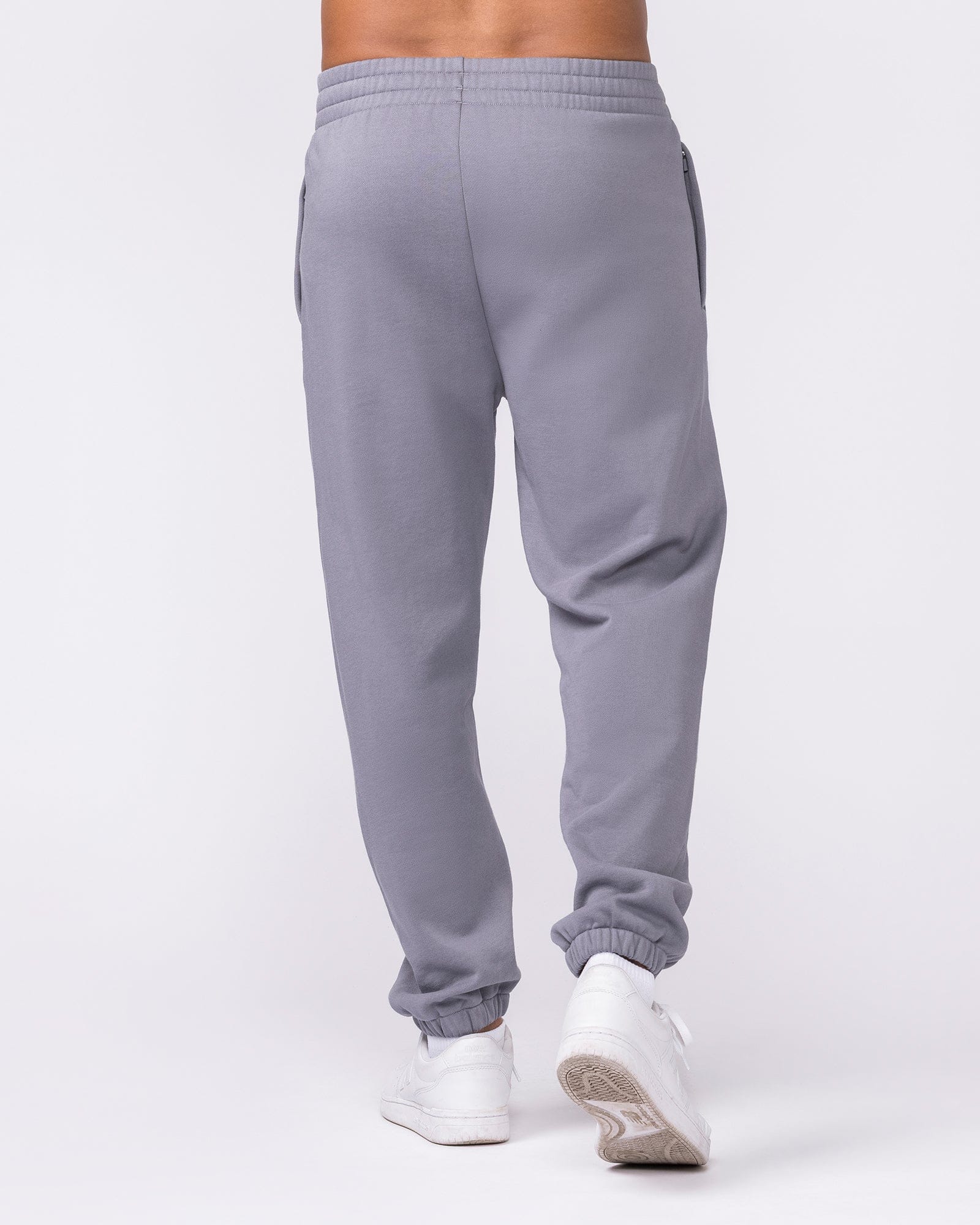 Muscle Nation Bottoms Essential Trackies - Cement