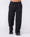 Muscle Nation Bottoms Essential Wide Leg Trackies - Black