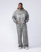 Muscle Nation Bottoms Gothic Wide Leg Trackies - Washed Tree Camo