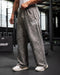 Muscle Nation Bottoms Gothic Wide Leg Trackies - Washed Tree Camo